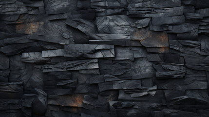 Texture of a black wall