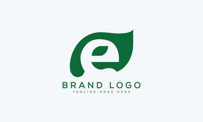 letter E logo design vector template design for brand.
