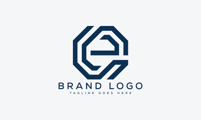 letter E logo design vector template design for brand.