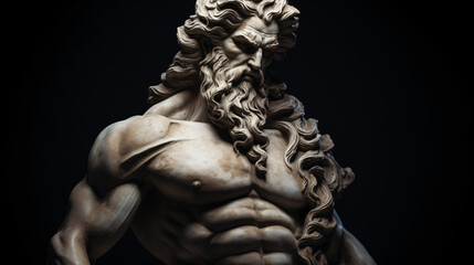 The almighty ancient Greek god Zeus - obrazy, fototapety, plakaty