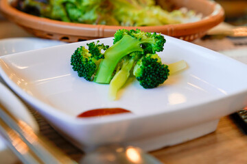 broccoli on a plate