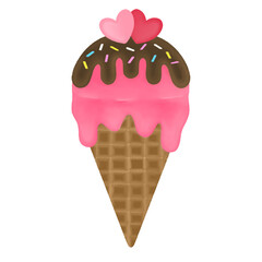 strawberry ice cream