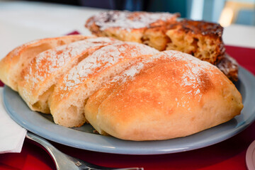 croissant on a plate