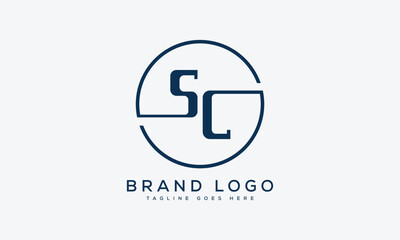 letter SC logo design vector template design for brand.