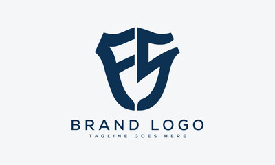 letter FS logo design vector template design for brand.