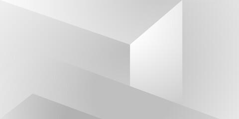 Abstract white and gray shape modern background. texture white pattern. vector illustration
