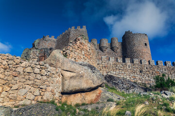 Manqueospese castle in Sotalvo. Avila. Spain. Europe.