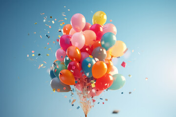 Festive Confetti Balloons for Joyous Celebrations