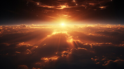 Wallpaper with clouds in the sky.