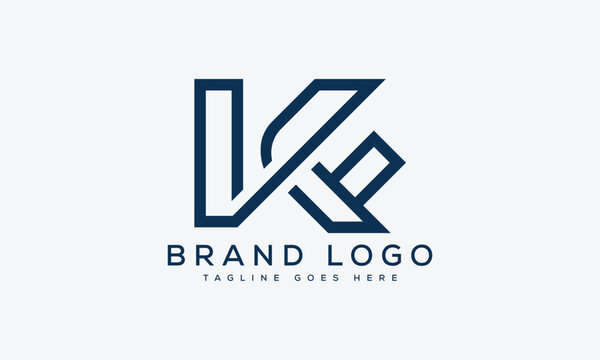 letter KF logo design vector template design for brand.