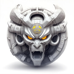 Fototapeta premium 3D Gods and heroes illustration on white backround 