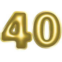 Golden number 40