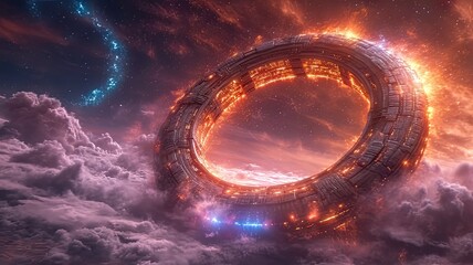 Discover the Gateway. A Glimpse into Another Universe
 - obrazy, fototapety, plakaty