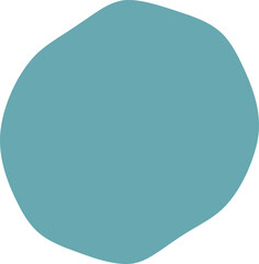 Blot shape frame illustration. Abstract blotch silhouette