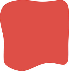 Abstract frame illustration. Blot shape silhouette