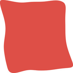 Abstract frame illustration. Blot shape silhouette