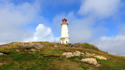 Fototapeta na wymiar Louisbourg Lighthouse