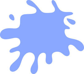 Abstract frame silhouette illustration. Blotch shape decorative element