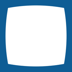 blue square frame curve