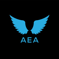 AEA Letter logo design template vector. AEA Business abstract connection vector logo. AEA icon circle logotype.
