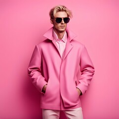 Obraz premium fashion model wearing sunglasses