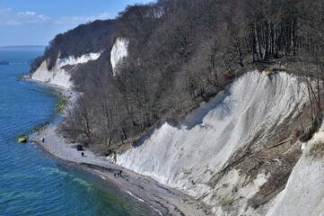 Famous white cliffs Rugen