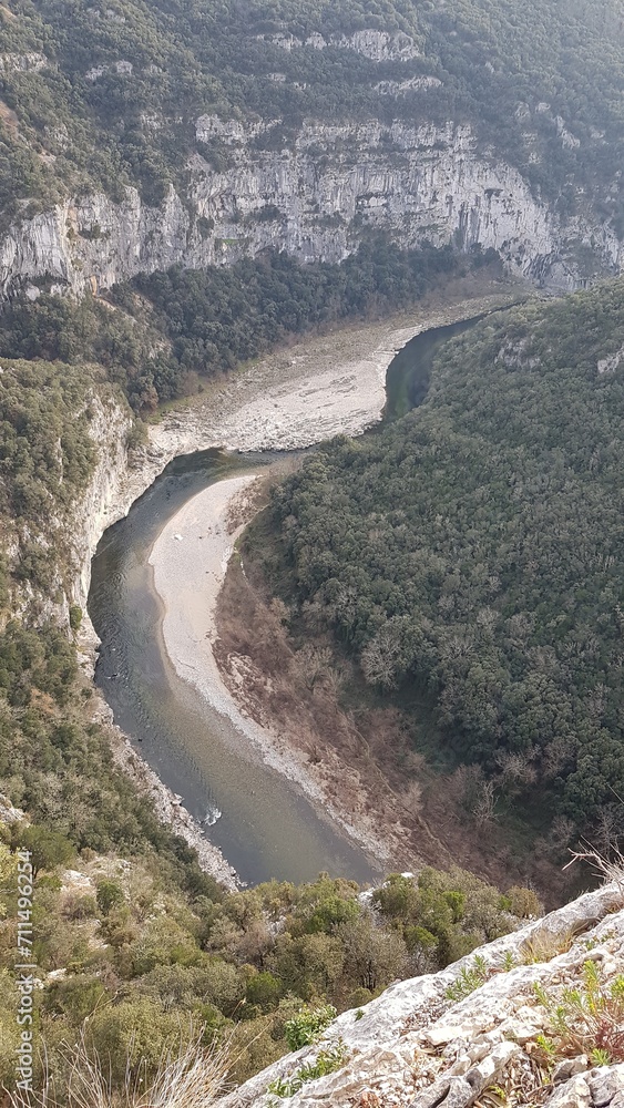 Wall mural pont d'arc (ardèche)