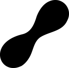 Abstract shape vector illustration. Blob shape silhouette decorative element