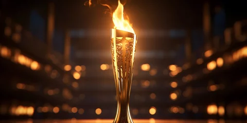 Foto op Plexiglas olympic torch © Jing