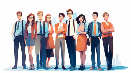 Obraz premium Collective Ambition: Vibrant Image of College/University Students or Young Employees