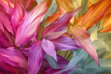 Vibrant Spring Colors and Textures, spring art