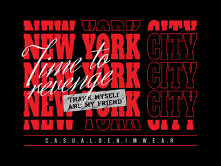 Vector new york vector slogan typography for tshirt design - obrazy, fototapety, plakaty