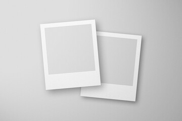 Blank Instant Camera Frames Illustration