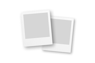 Blank Instant Camera Frames Illustration 