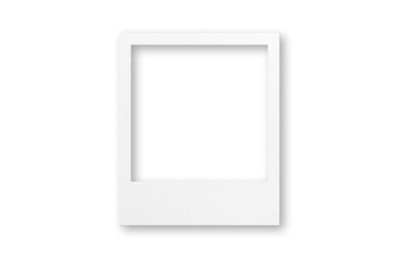 Blank Instant Camera Frame Illustration