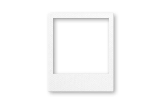 Blank Instant Camera Frame Illustration