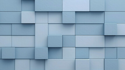 Pastell blue blocks, closeup of mosaic squares, graphics for backgrounds in layers 3d, wallpaper, texture for web business