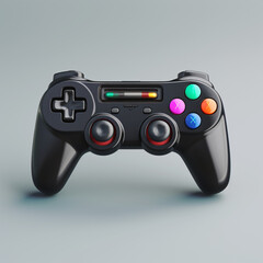 3d detailed illustration of gamepad controller