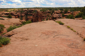 Surrounding Hills and Valley Canyon De Chelly Arizona