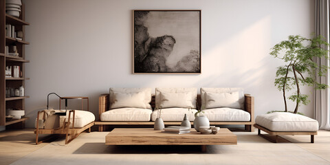 Beautiful Elegant living room interior with luxury furniture