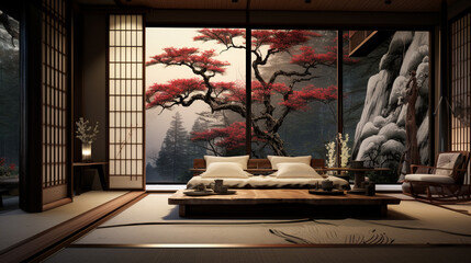 Timeless Elegance: The Fusion of Traditional and Modern Elements in a Japanese Space