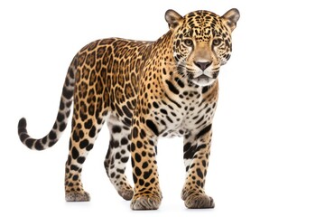 Jaguar isolated on a white background
