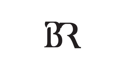 BR, RB, R, B Abstract Letters Logo Monogram	