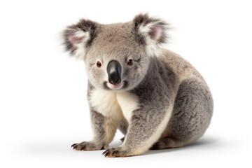 Koala isolated on a white background