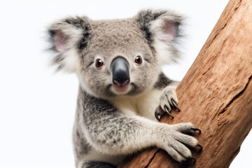 Koala isolated on a white background