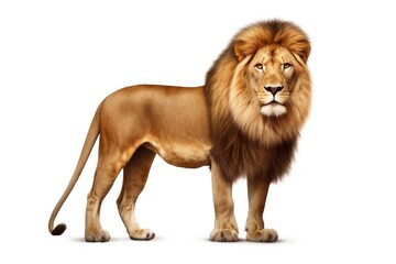 Lion isolated on a white background