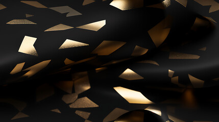 Champagne simple gold foil, texture, luxe - Seamless tile. Endless and repeat print. - obrazy, fototapety, plakaty