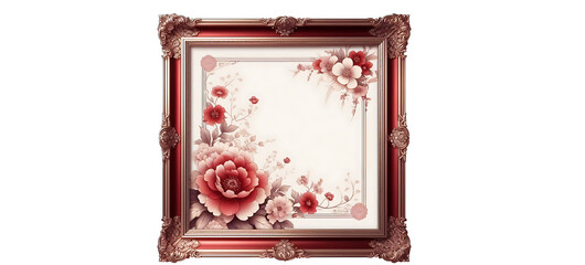 Valentine photo frame, generative Ai