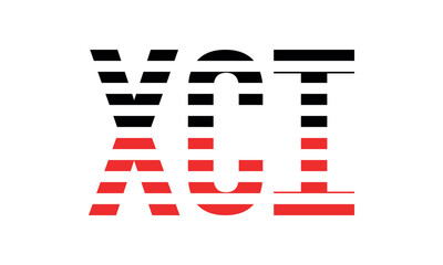 XCI three initial letter iconic line negative space minimal logo design vector template. monogram, abstract, wordmark, business, typography, minimalist, brand, company, flat, modern, unique, simple