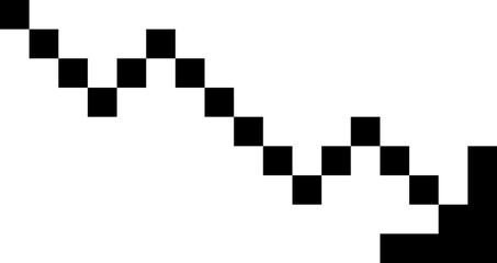 pixel arrow retro